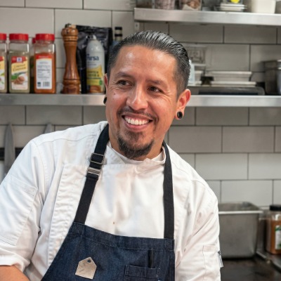 Portrait of Chef Iván López from Casa Maguey restaurant