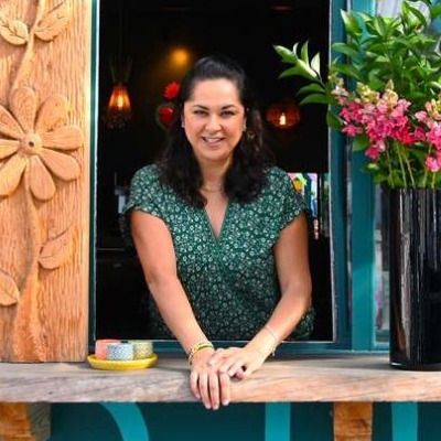 Portrait of Silvia Hernández - McCollow owner of Backyard & Odin restaurants