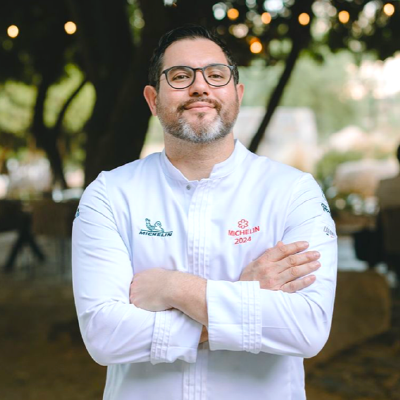 Portrait of Chef Esteban Lluis from Damiana restaurant