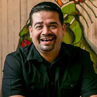 Portrait of Chef Luís Flores from Uno Dos Tacos | Flores SF restaurant